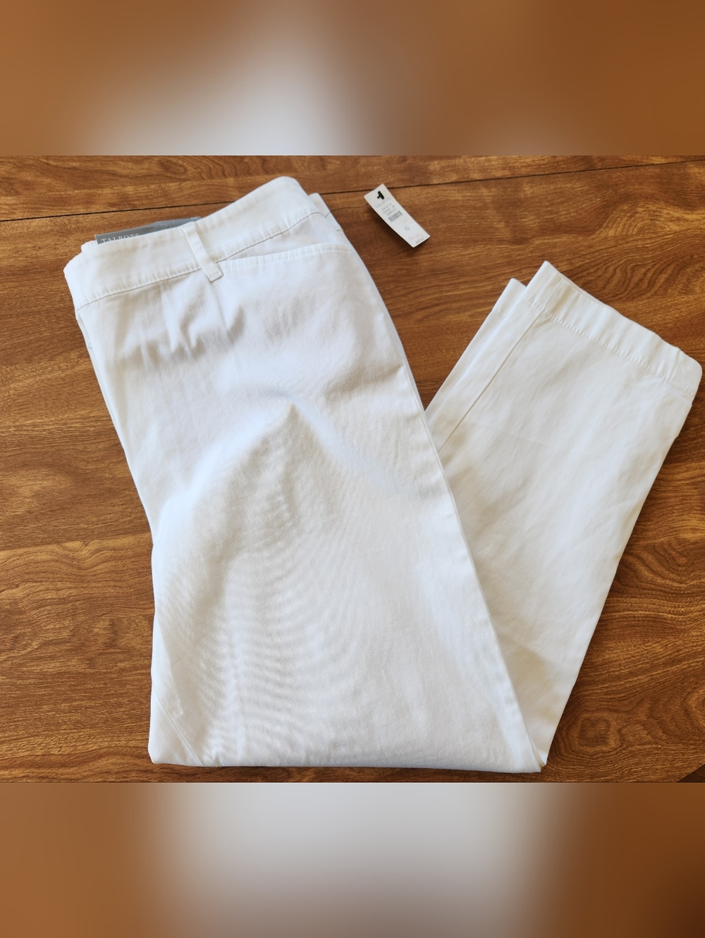 Talbots The Perfect Crop Pants White